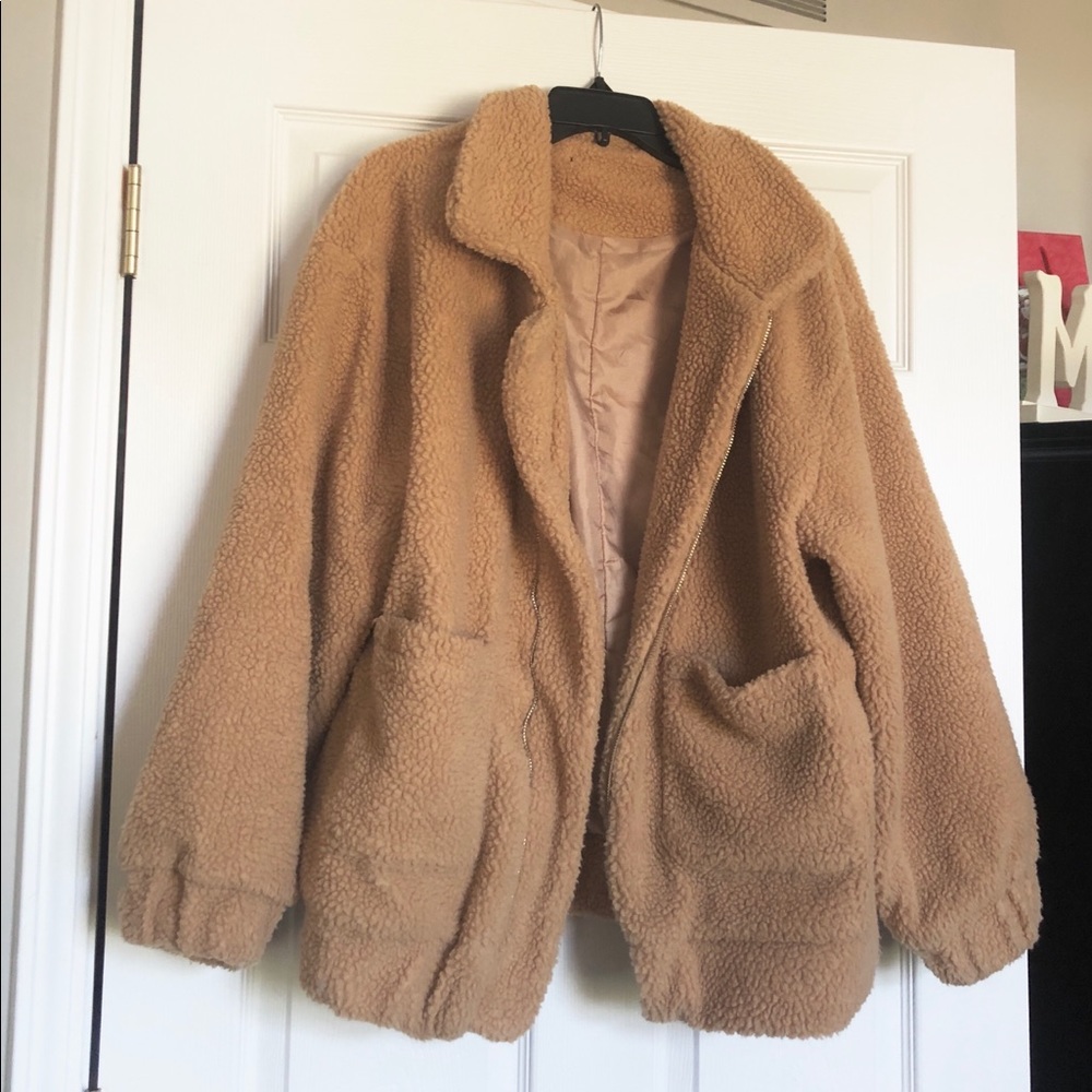 Teddy bear jacket from Shein